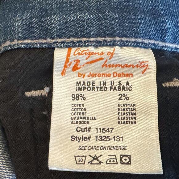 Citizens of Humanity Jeans Women’s Size 26 Blue Dita Petite Bootcut Leg Y2K 1173 - Picture 8 of 16